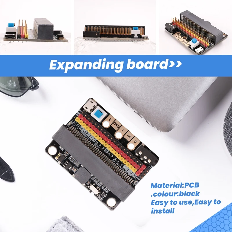 

For Microbit Expansion Board IO BIT V2.0 Micro:Bit Horizontal Adapter Plate