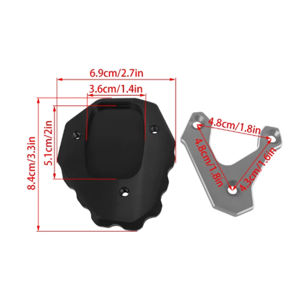 For Honda CB500X CB 500 X 13-23 CL300 CL500 CL 500 300 21-24 Motorcycle Kickstand Side Stand Enlarge Support Extension Plate Pad - view 6