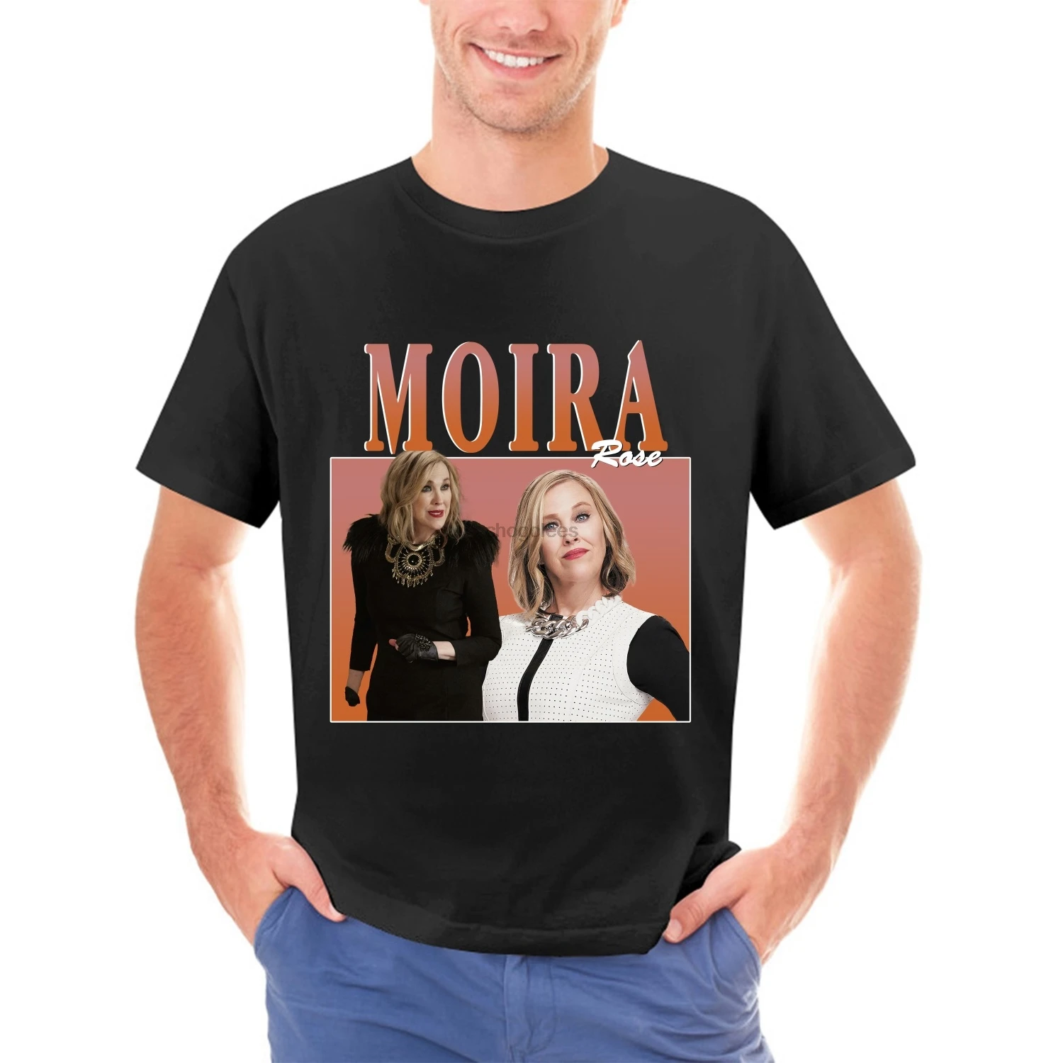 Moira Rose T Shirt Catherine O' Hara Schitt' s Creek David Alexis Johnny Sitcom Unisex T-Shirt Vintage T Shirt Custom