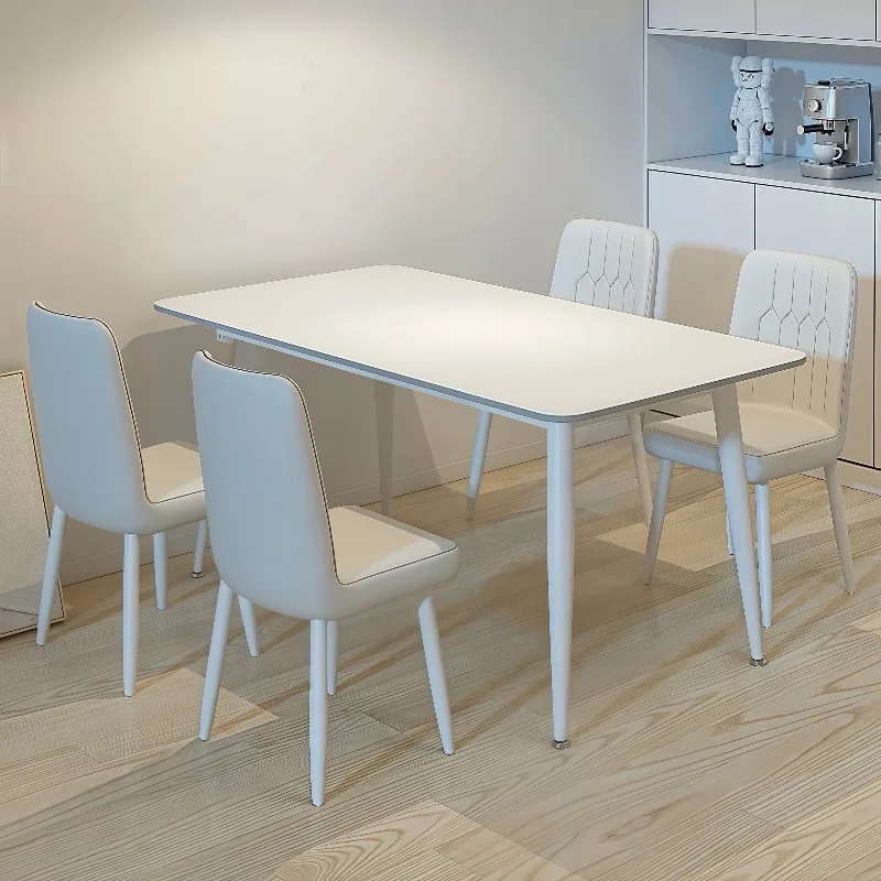 

Corner Coffee Dining Table Kitchen Modern Restaurant Nordic Gaming Dining Table Designer Writing Mesas De Jantar Home Furniture