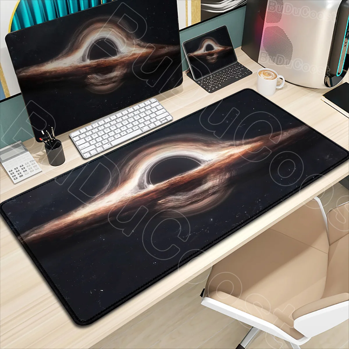 

HD Print E-sports Black Hole Universe Gaming Mousepad Space Mouse Mats Large Gamer Mousepads XXL Keyboard Pads Deskmat Mouse Pad