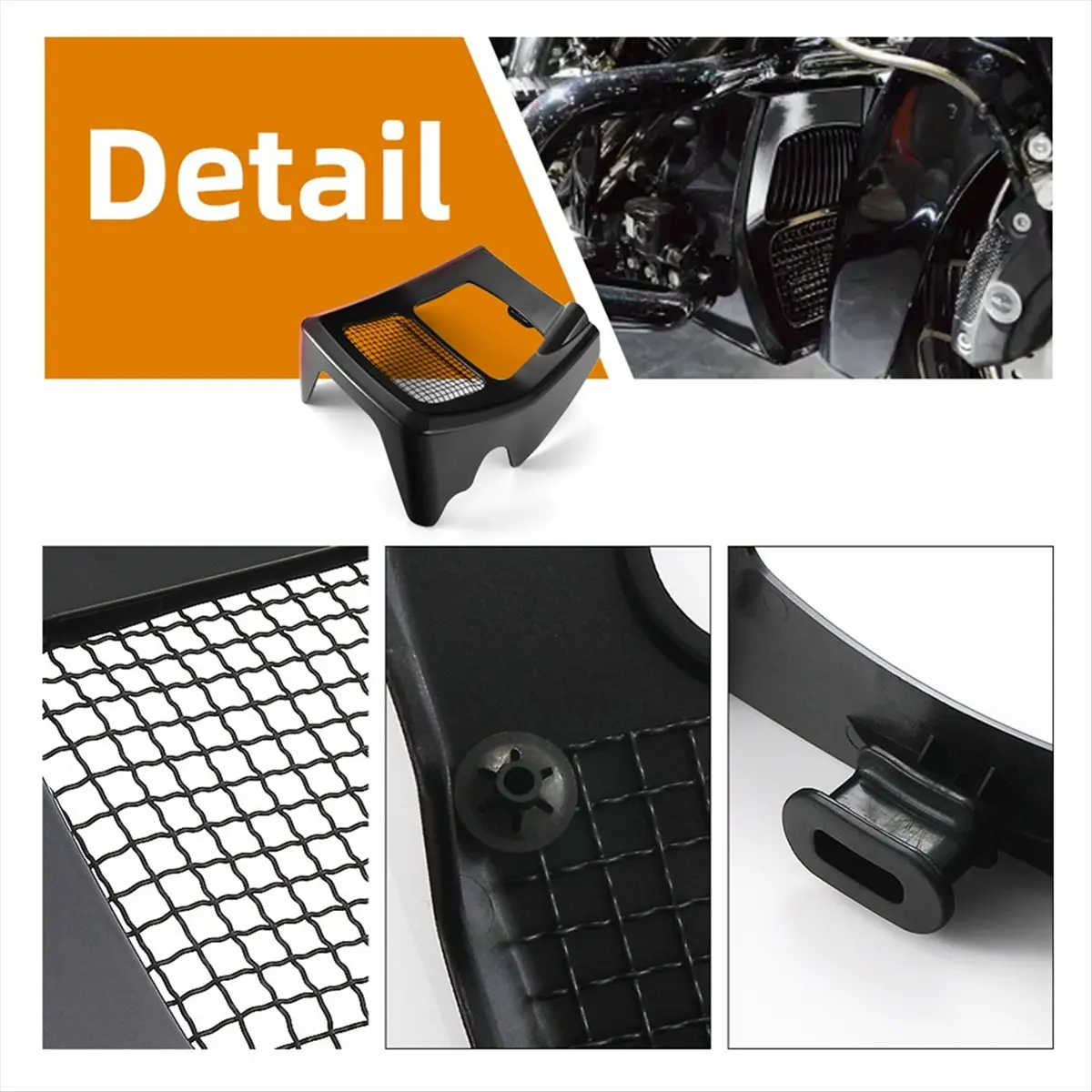 Super Sale Chin Spoiler for Harley 2017-2024 Touring Road King, Street Glide, Road Glide, Electra Glide Standard Models