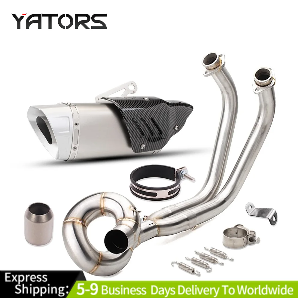 

2012-2023 для Kawasaki Ninja 650 Z650 ER6N ER6F глушитель выхлопной трубы полная система выхлопные системы выхлопные трубы