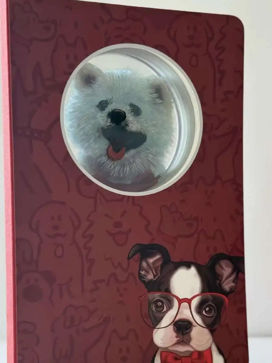 

Cute Kitten 3D Paper Sculpture Notebook Planner Cute Girly Heart Healing Creative Stationery Notebook