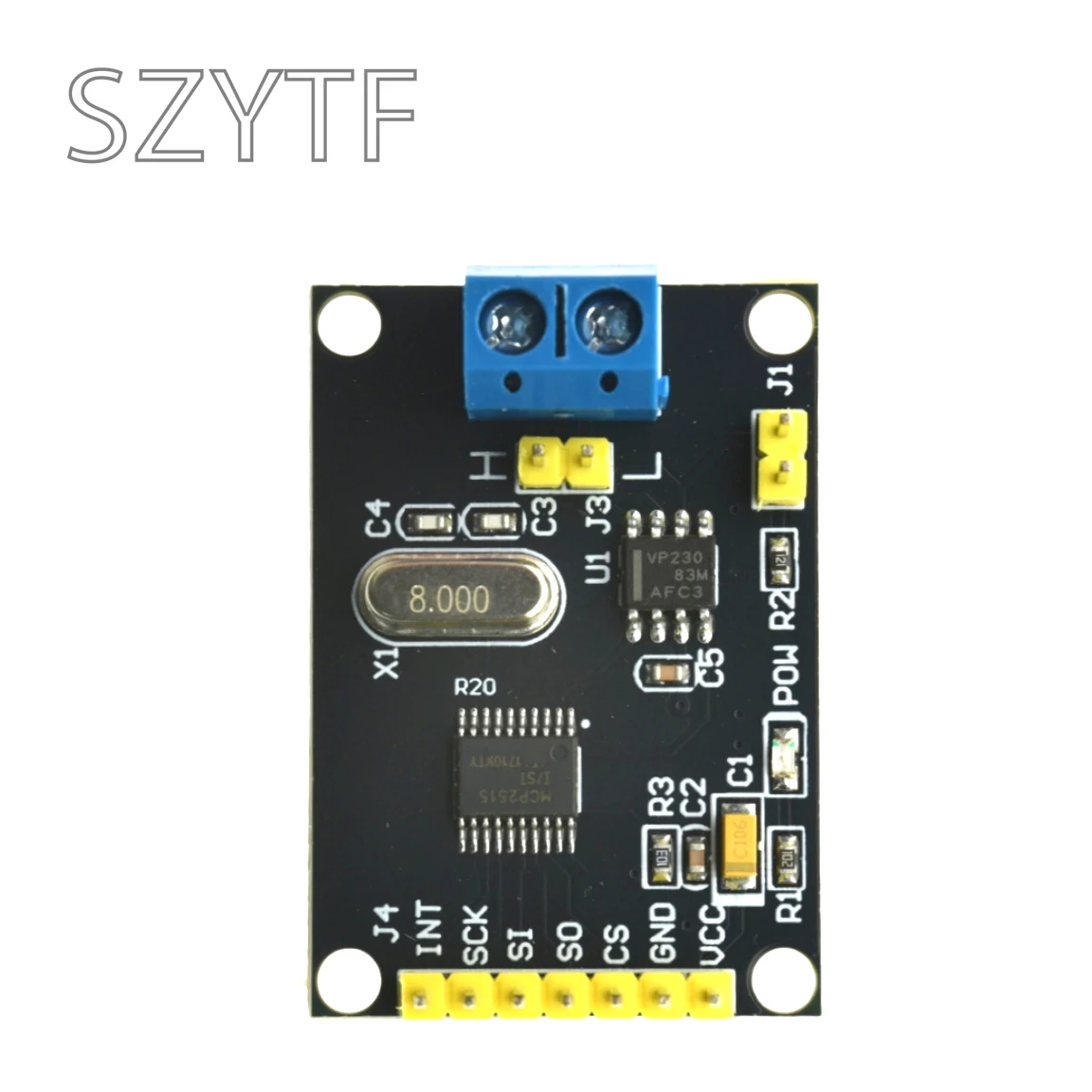 MCP2515 CAN Bus Communication Module Development Board SN65HVD230 Transceiver SPI