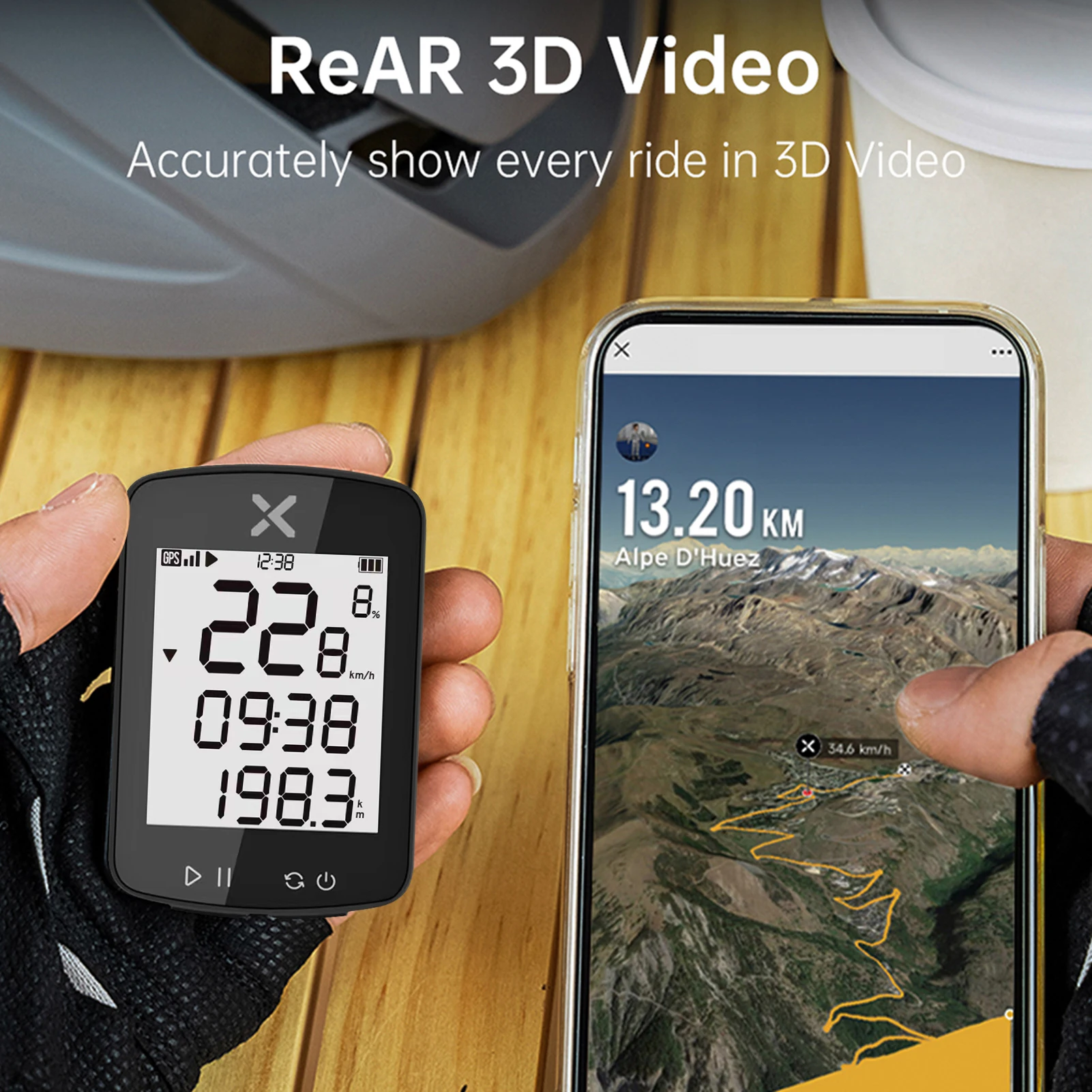 

Bike Computer Wireless GPS Cycling Speedometer Waterproof Durable Road Bike Mountain Bike Waterproof Smart Bicycle Computer