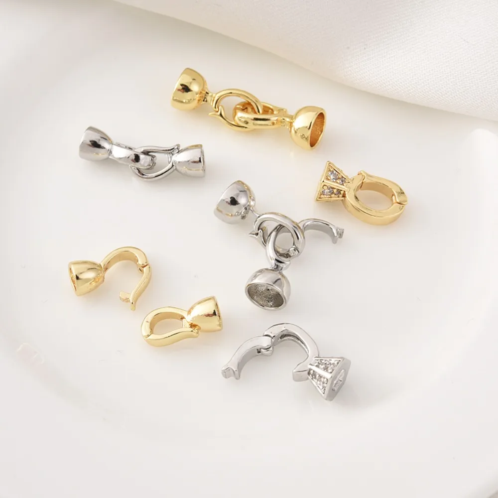 

Инкрустированная жемчужная застежка из 18-каратного золота. Браслет ручной работы своими руками, застежка для матери и ребенка. Ожерелье с роговой застежкой, соединительная застежка из белого золота.