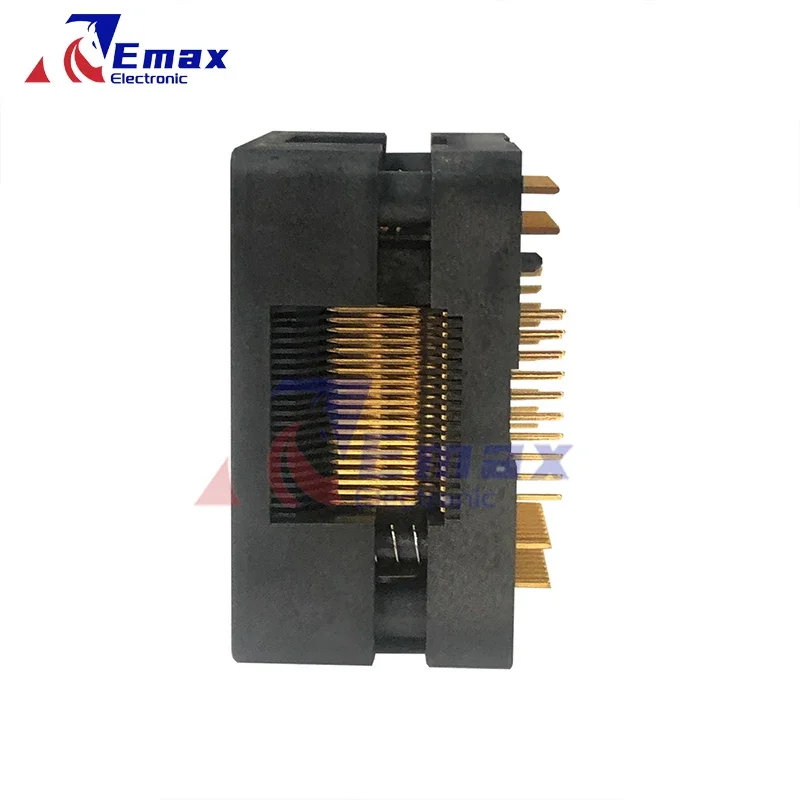 OTQ-80-0.65-05 QFP80 peduncular Size16mm*16mm Body14mm*14mm pitch 0.65mm IC Test seat test bench test socket programming seat