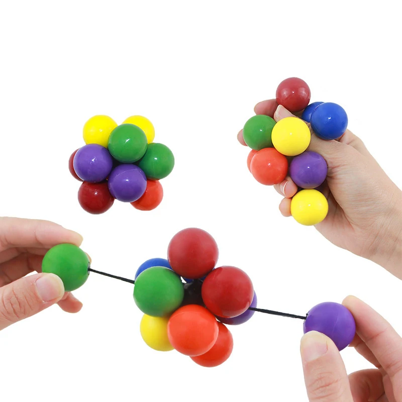 1Pc Hot Creative Variety Beads Magic Ball Stress Relief Toys Novelty Fun Ball Adult Children Vent Toy Kids Holiday Birthday Gift