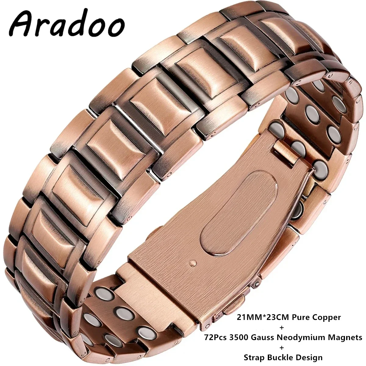 ARADOO Magnetic Bracelet Pure Copper 6