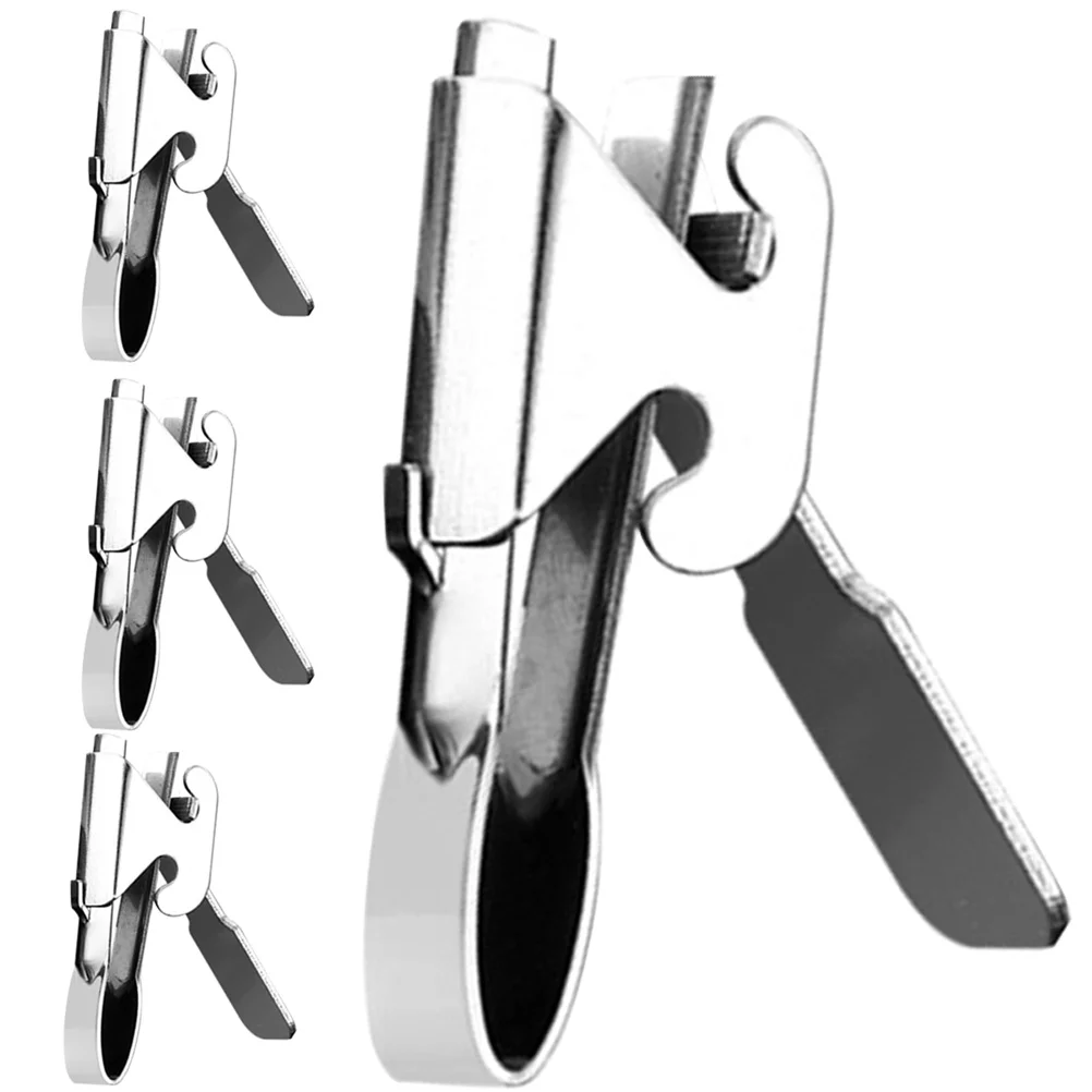 

4Pcs Melon Opening Clamps Stainless Steel Nut Openers Portable Sunflower Peeling Tools Convenient Use Sunflower Shuckers