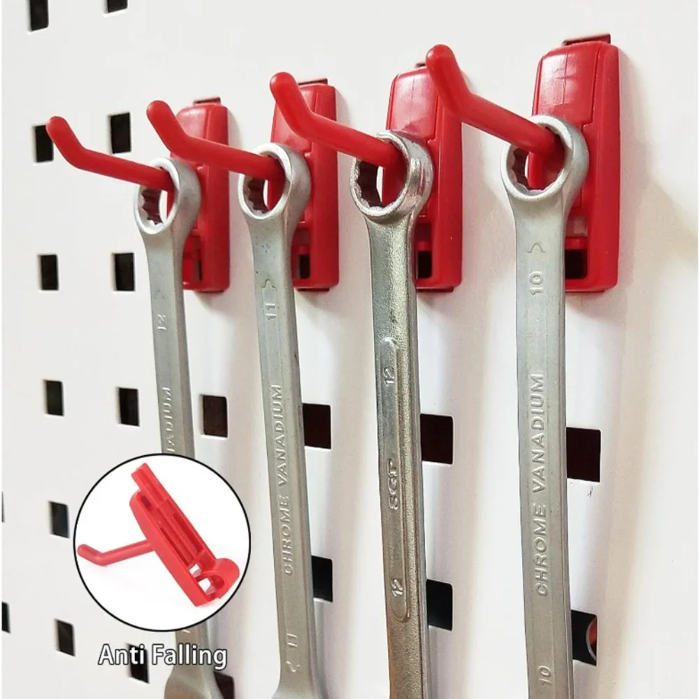 

Peg Board Organizer Accessories Pegboard Hooks for Hanging 1.5 Inch Single Long Hanger for Organizing Garage Workbench Tools