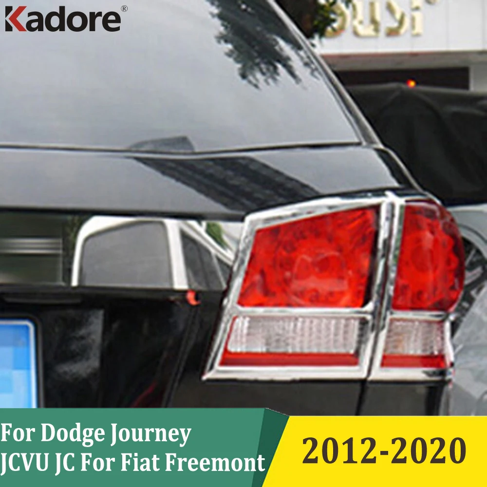 

For Dodge Journey JCVU JC For Fiat Freemont 2012-2020 Chrome Rear Taillight Sticker Cover Tail Light Lamp Trim Car Accessories