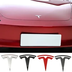 ABS for Tesla Model 3 Mode Y Car Front Hood Logo Cover Emblem Sticker Styling Auto Body Rear Trunk Badge Accessories