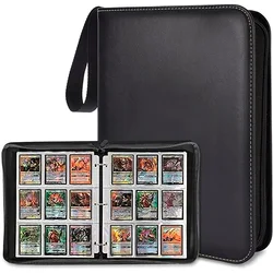 Trading Card Collector Holder 9-Pocket 900 Cards Binder Portable Storage Case Suitable for Game Cards Baseball Football Cards