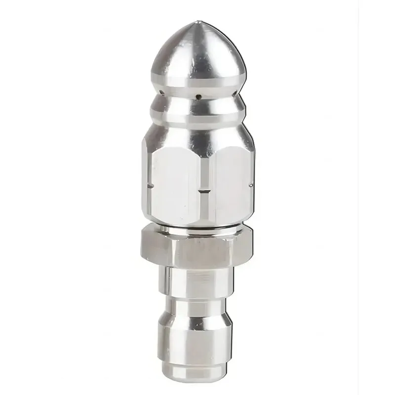 High‑Pressure Washer Sewer Cleaning Nozzle, G1/4" Quick‑Connect Sewage Hose Nozzle for Drain Washing Accessories view 3