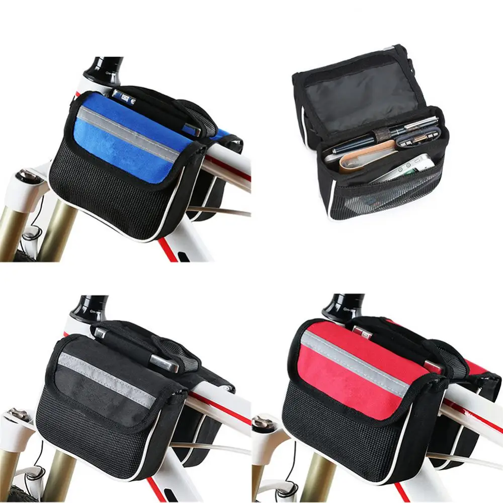 B-SOUL  Bicycle Bag Front Beam Bag Mountain Bicycle Bag Mobile Phone Bag Upper Tube Bag Saddle hanging tool cycling bag