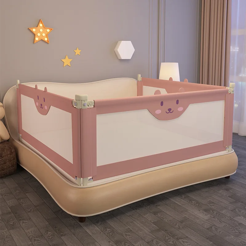 Manufacturer supplied bed Fenced Baby and Children\'s Fall Prevention Bed Universal crib guardrail