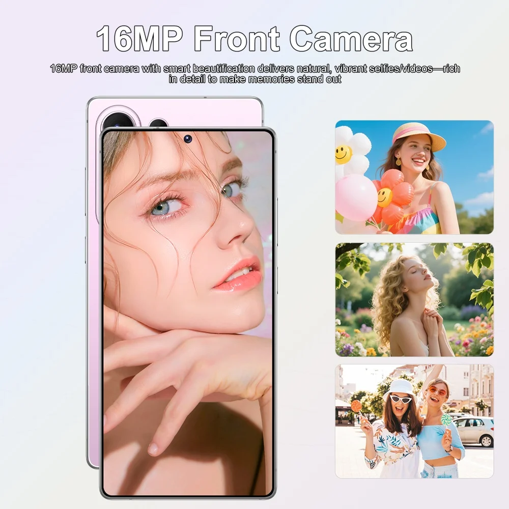 K-Touch Mobile Phones For S26 Ultra 7.3 Inch Android 15 Smartphone Global Version 5G Dual Card Dual Standby Cell phone 16+48MP Camera 7800mAh Battery Face Unlocked Cellphones For Men Women