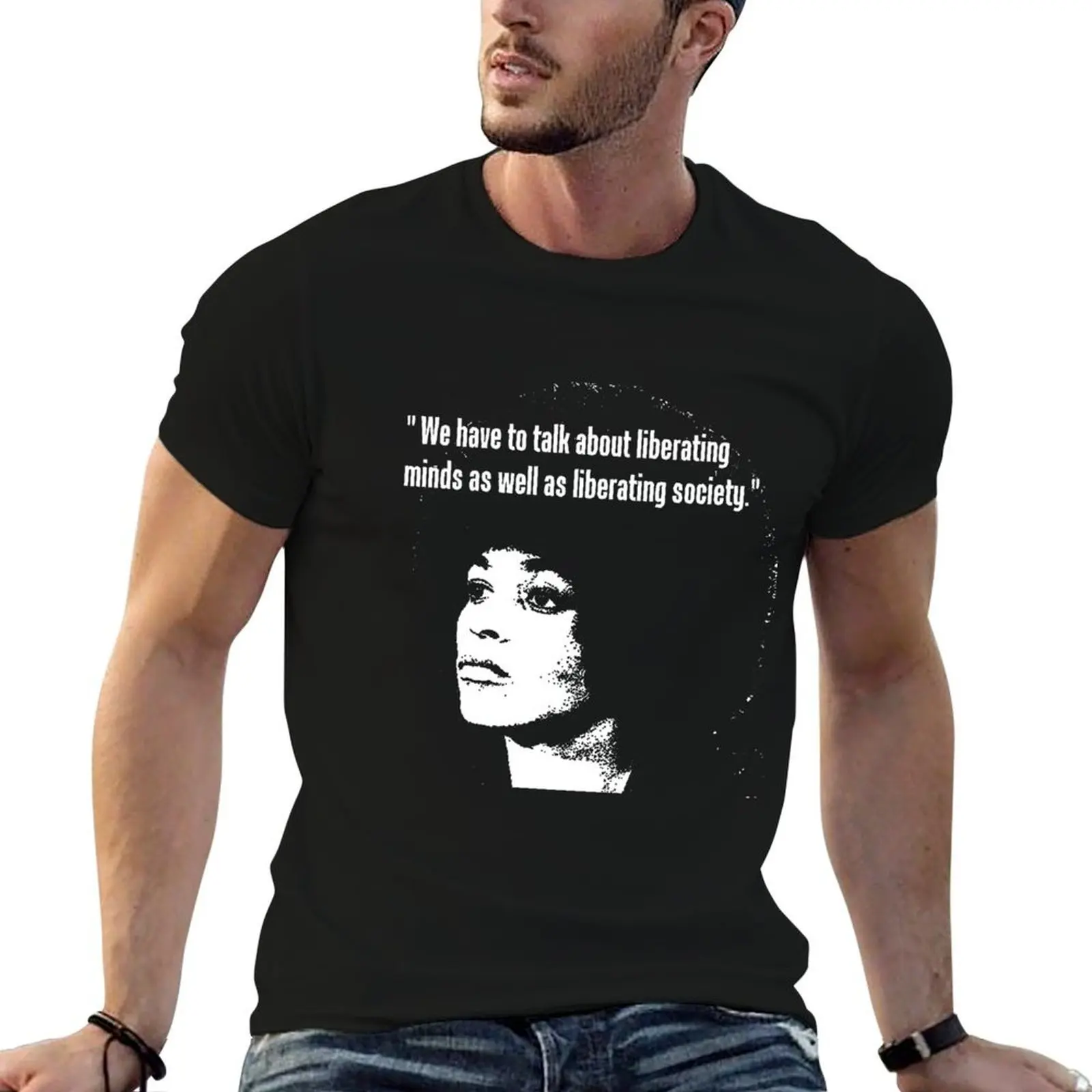 

ANGELA DAVIS T-Shirt t shirt custom print t shirts for man graphic vintage man t shirts for men casual T-Shirt