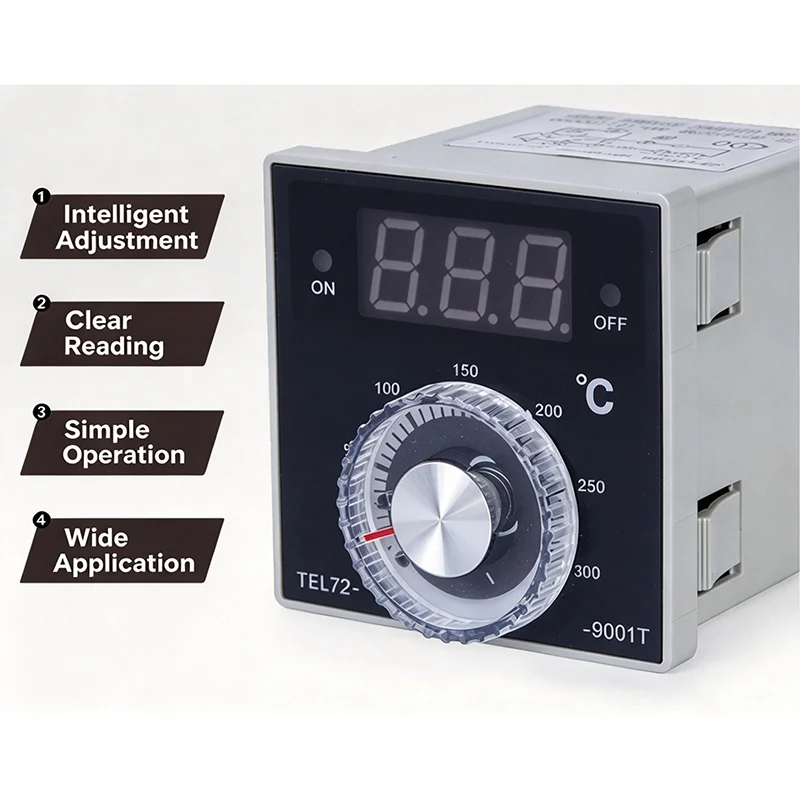 TEL72-9001T Oven Temperature Controller Electronic Instrument Factory Oven Roaster Electric Baking Pan Universal