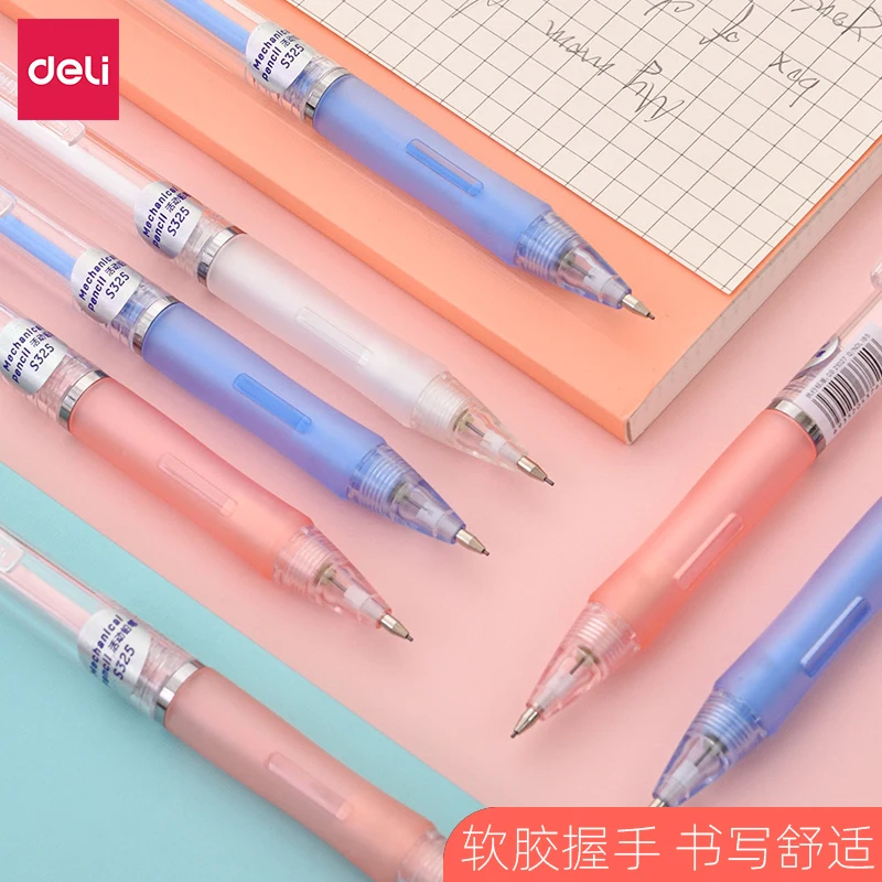 Deli Sturdy Automatic Mechanical Pencil, Available in 0.5mm and 0.7mm Fine Writing Point Fluent Smooth Writing Performance Ideal