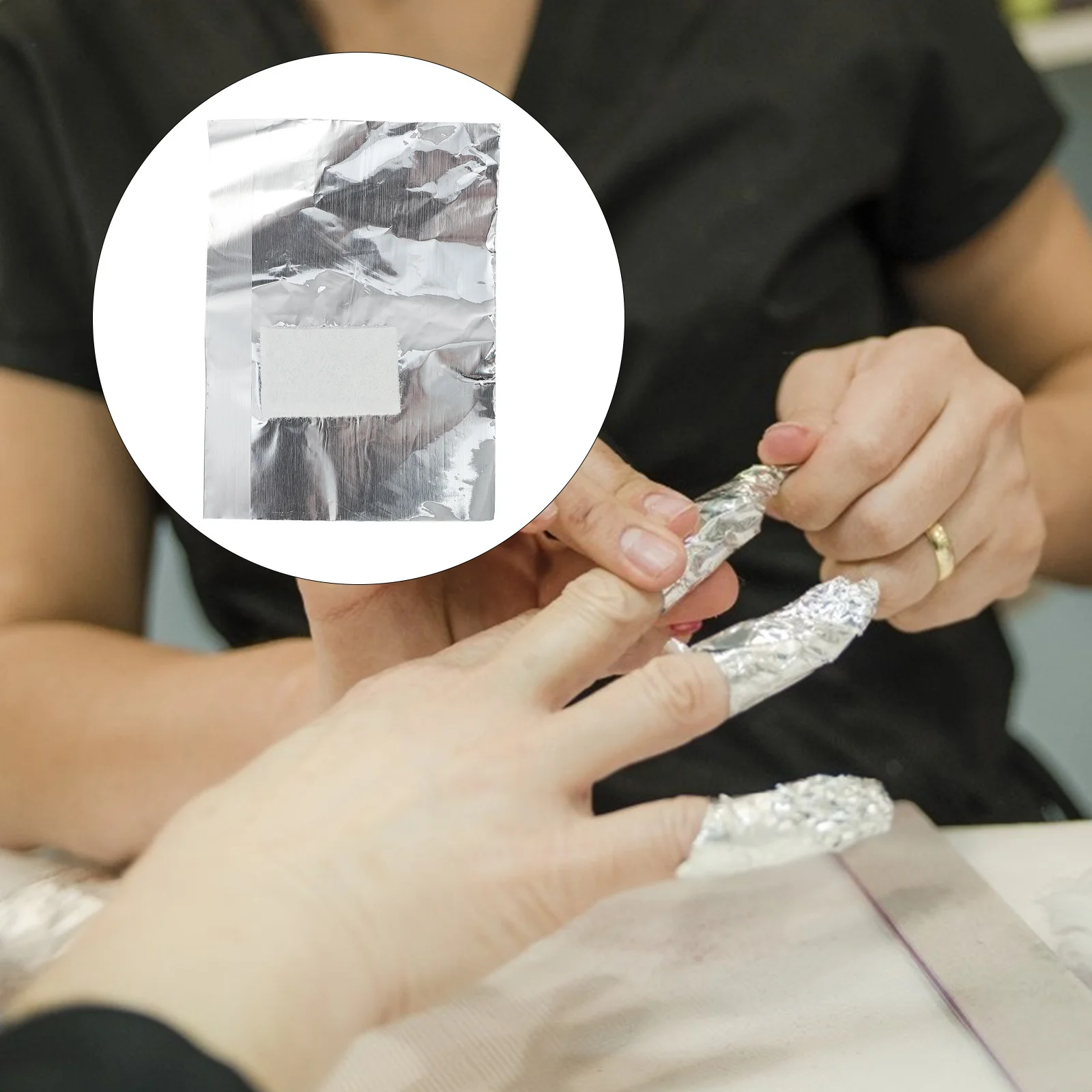 200 pçs folha envoltórios gel unha polonês removedor embeber fora almofadas descartável ferramenta de remoção de unhas sem fiapos manicure suprimentos