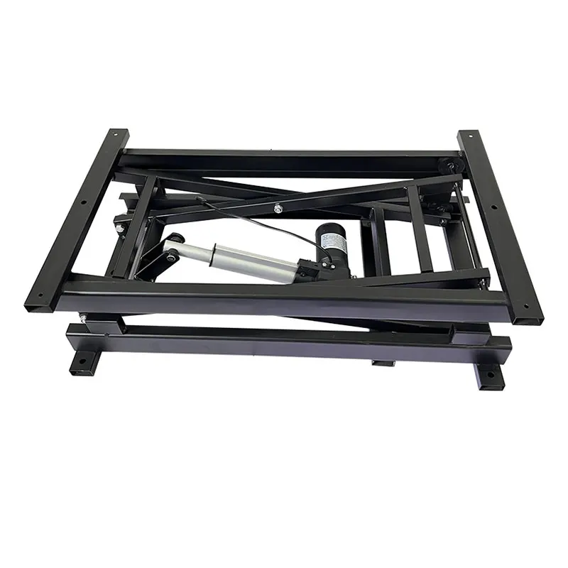 UAV electric lift bracket scissor fork platform coffee table electric lift