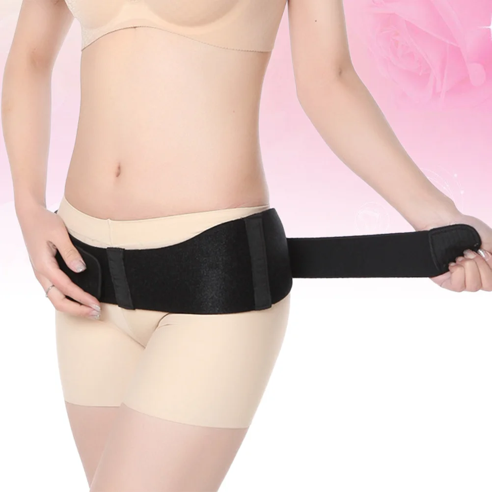 Postpartum bekkenbehandeling riem dames ademend comfortabele taille slanker heuplifter zwarte bekken bekkenbehandelingsriem