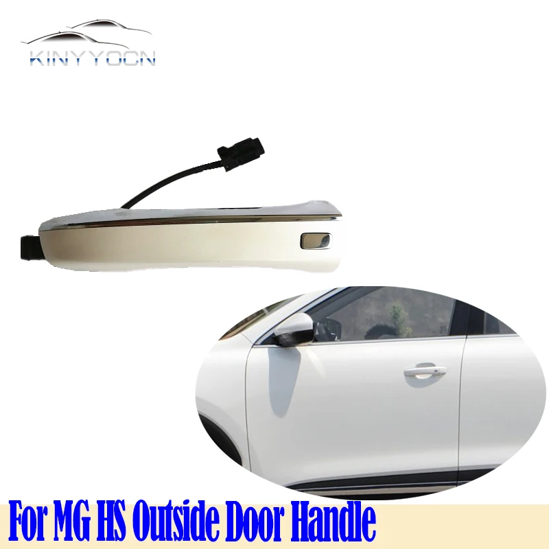 

For MG HS Outside Car Door Pull Handle Cover Opening Handle Lid Doorknob Chrome Cap Hood Shell