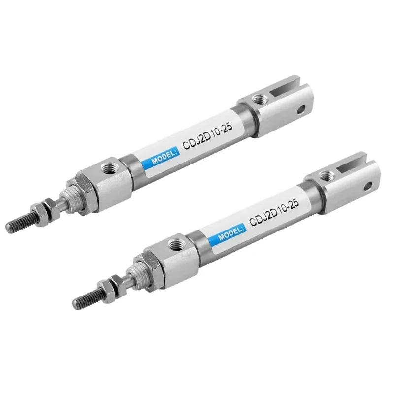 CJ2D CJ2D10 CJ2D16 Stroke 5~200mm Double clevis with pins Mini Pneumatic Cylinder Double Acting Single Rod Air Cylinder