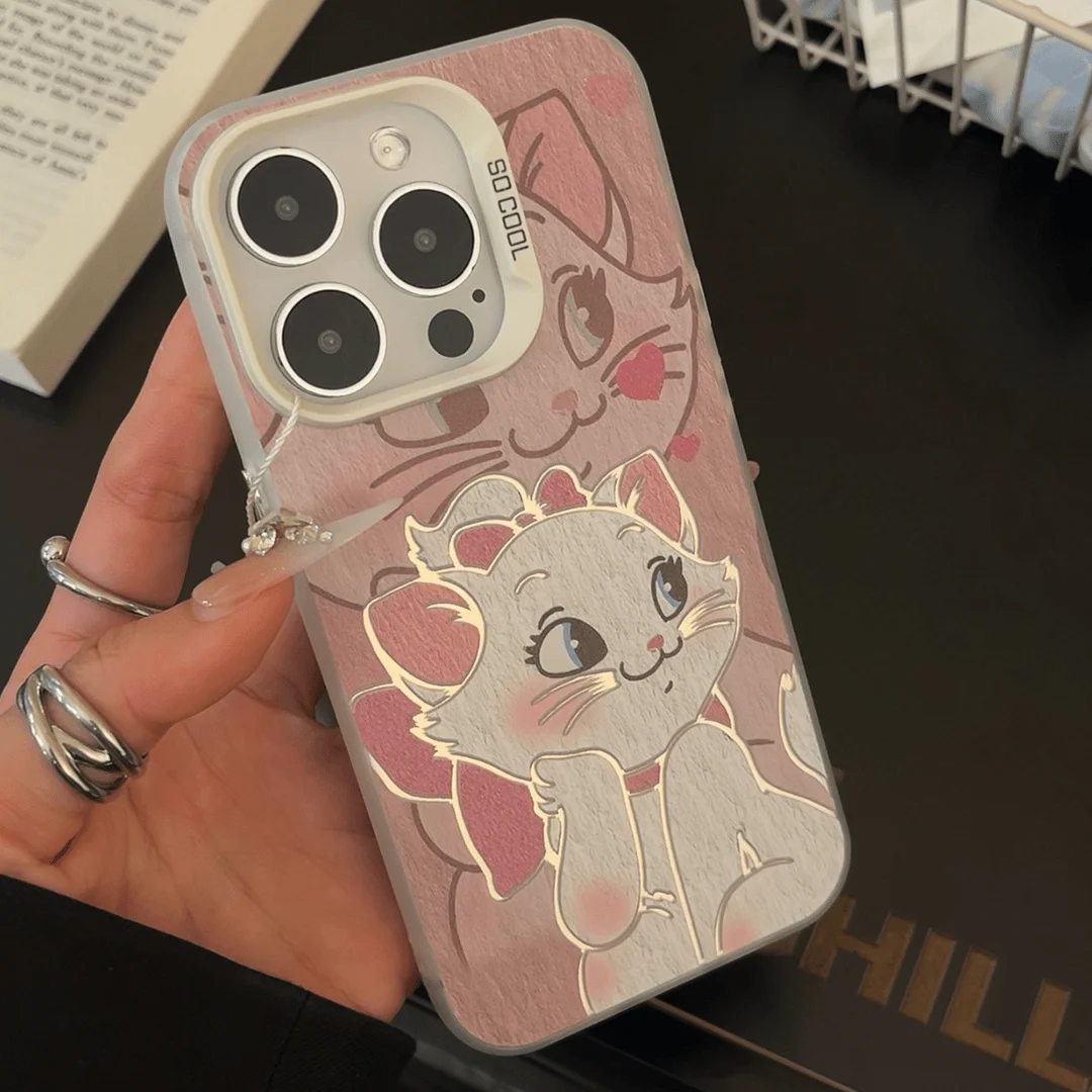 Bouquet Tom Mary Cat Couple Style Case for Samsung Galaxy S25 S24 S23 S22 S21 S20 Note20 Ultra Plus FE M31 4G 5G Matte Back image 5