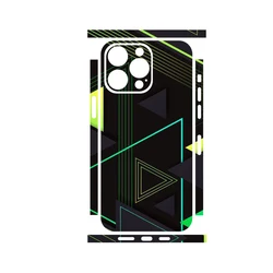 Colorful Material Wrap Skin For IPhone 17 16 15 14 13 11 Pro Max 12 Mini Cases Back Cover Film Protector Sticker