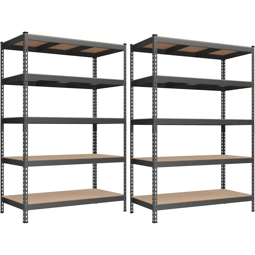 

2-Piece Adjustable 5-Shelf Garage Storage Unit, 2310 lbs Capacity, 23.6x47.2x70.9, Gray UGLR600G02