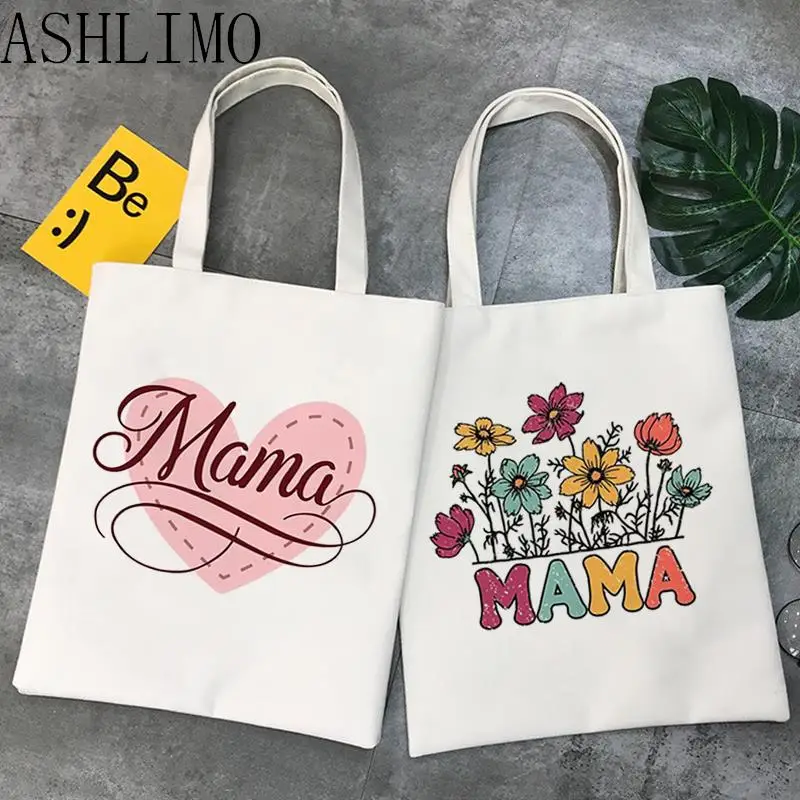 

Mama Shopping Bag Aesthetic Shopping Bag Totes Large Shopper Tote Bag Handbag Canvas Tote Bag Eco Friendly Bag Art Bag Gift