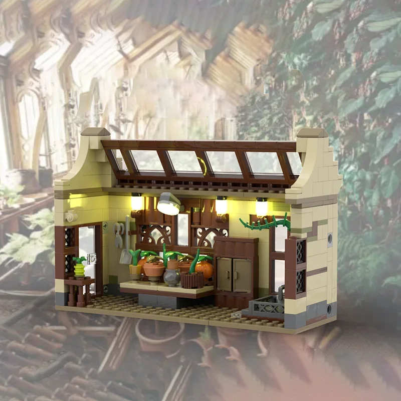 

Фильм Модель Moc Строительные Блоки Гербилогия Теплица Модель Технология Кирпичи Знаменитая Раence DIY Сборочный Набор Подарки Праздничная Игрушка