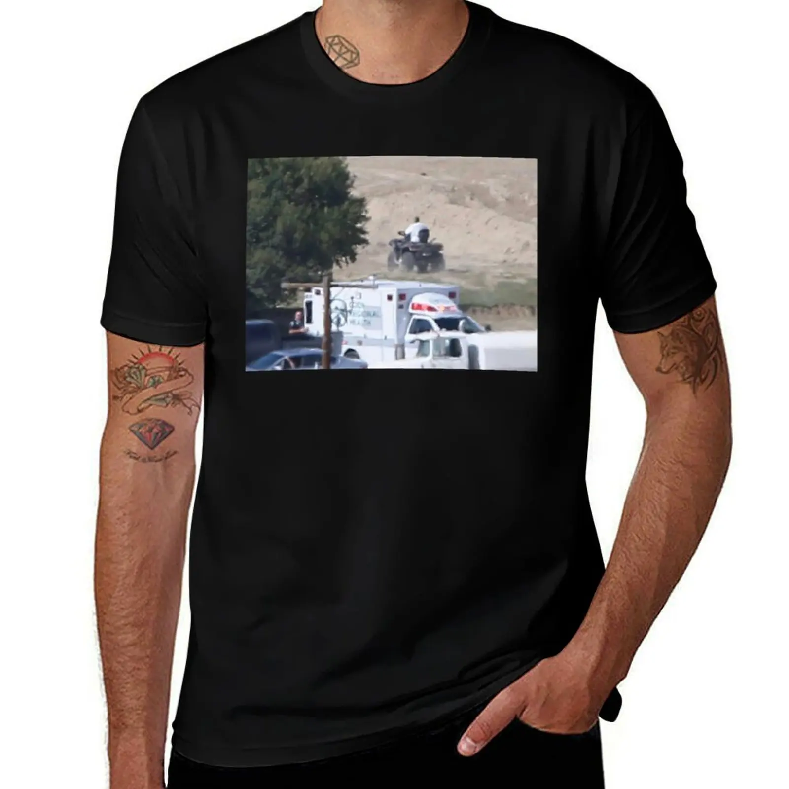 

t West T-Shirt t riding man T-Shirt cotton man cotton away shirt t man soft for shirts ATV an in Kanye graphic shirt