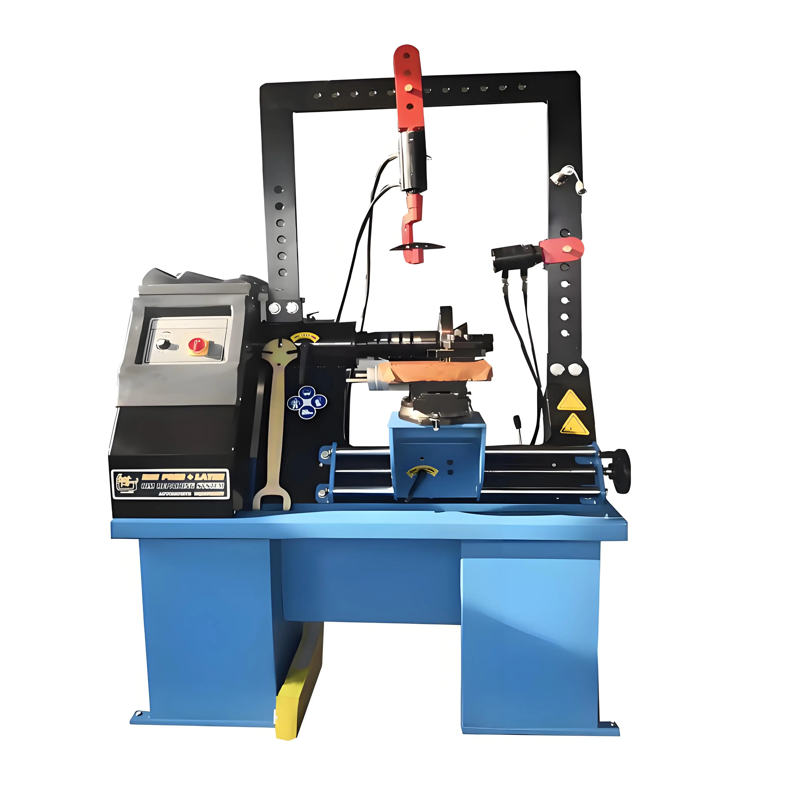 HC-895 Automatic Rim straightening machine with crane Rim Repair Lathe Rim repair machine