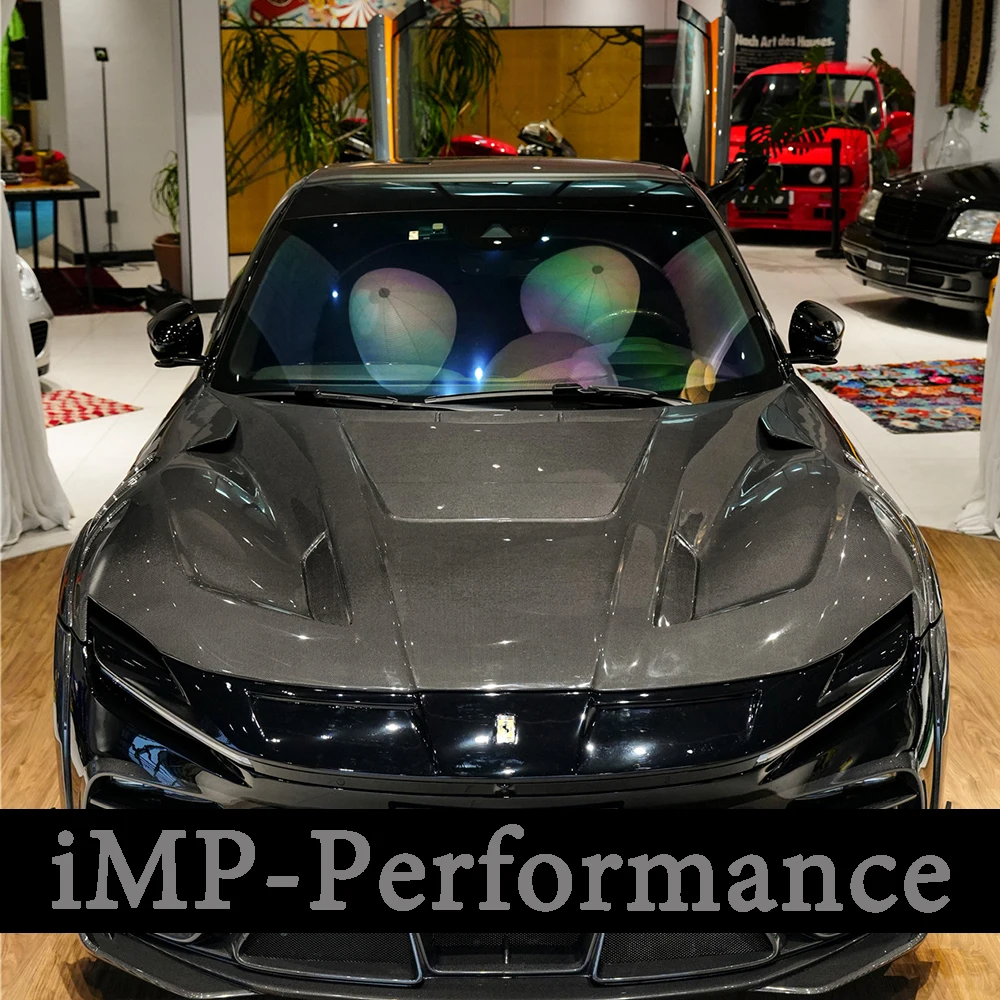 

Комплект карбонового обвеса IMP Style FERRARI FUV для Ferrari FUV Purosangue 2023-2026: передний бампер, капот, боковые пороги, спойлер
