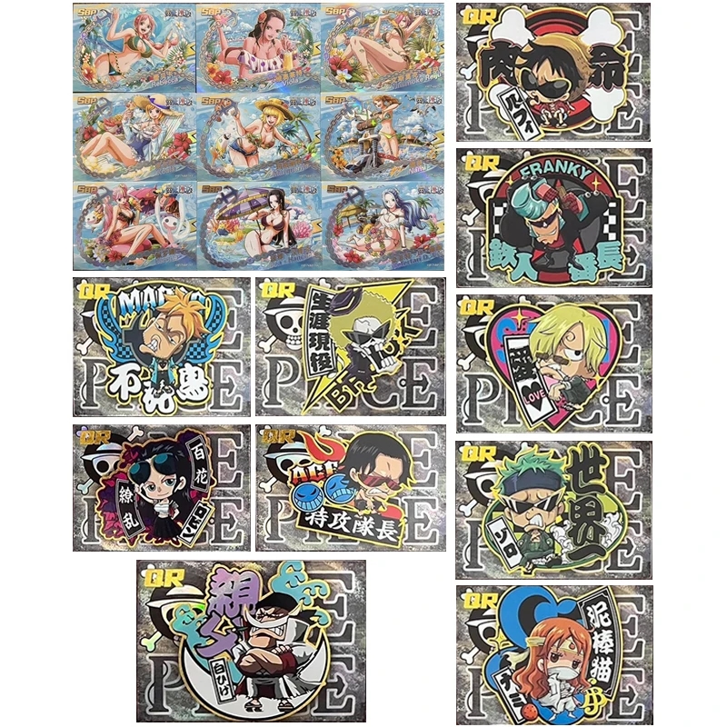 Japanese Anime Dr Egr Sbp One Piece Card Sets Usopp Roronoa Zoro Franky Collectible Cards Christmas Birthday Gift Children's Toy