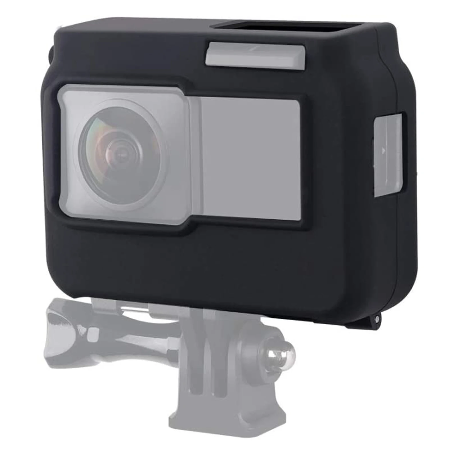 Shockproof Silicone Protective Case Cover with Lens Cover for Insta360 ONE R 4K Camera