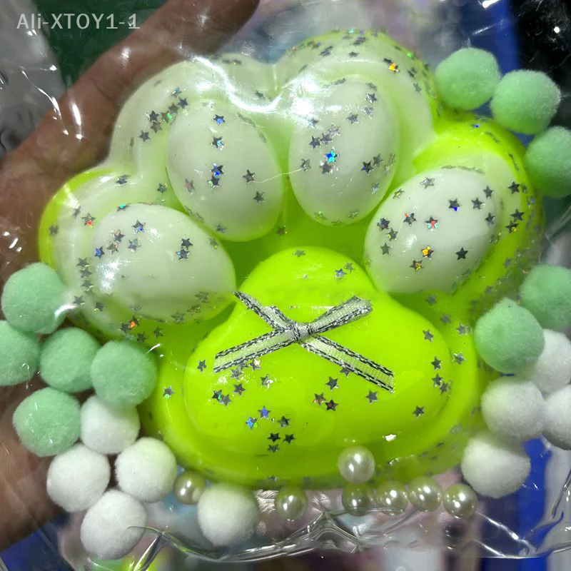 12 ซม.ยักษ์ขนาดใหญ่ Paw บีบ Cat Paw ของเล่น Decompressing Pinching Cat Paw สําหรับเด็กผู้ใหญ่วันเกิด Party Favors ของขวัญ