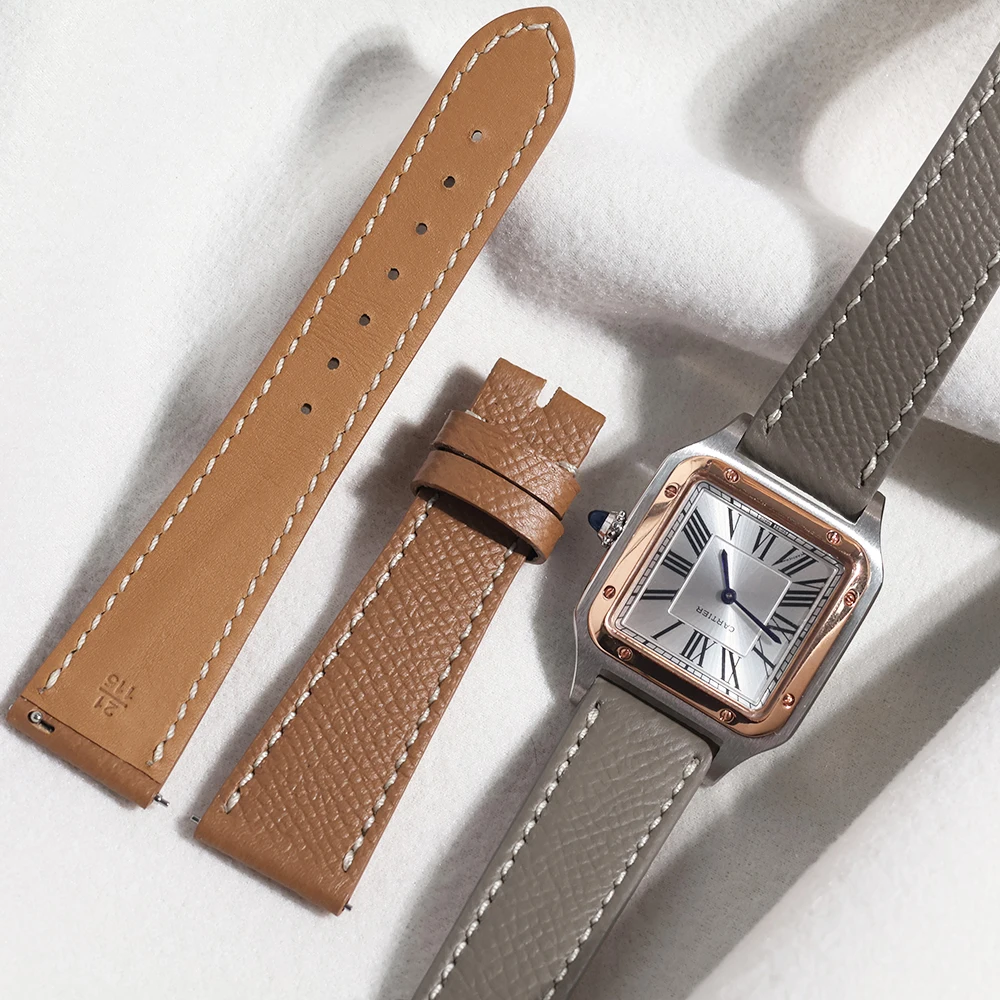 Быстросъемные кожаные ремешки  – обзор и цена Cartier Watch Tank