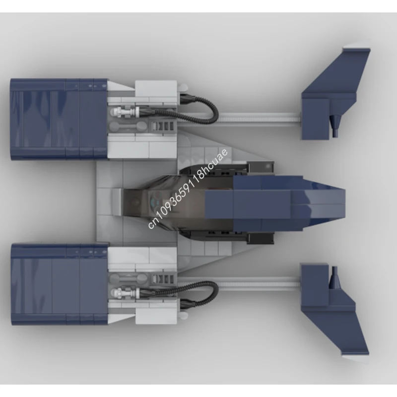244 قطعة MOC مدينة كروزر ستار معركة نموذج اللبنات فكرة الاطفال اللعب عيد ميلاد العمارة الطوب تجميع هدايا عيد الميلاد