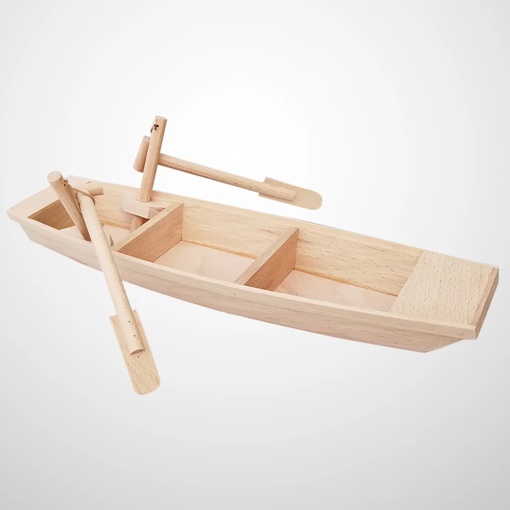 Small Wooden Boat Model Mini Fishing Boat Decor for Home Office Shop Yoga Room Bar Handmade Exquisite Craftsmanship