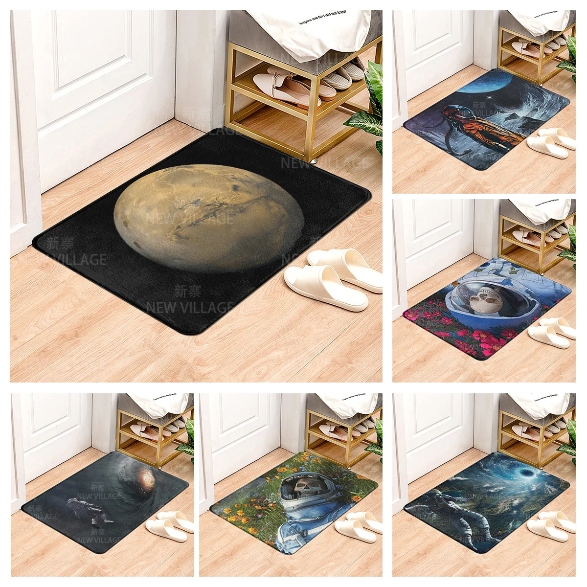 House entrance carpet Home Colorful animals doormat  Room Bath mat Foot mat bathroom non-slip mat Kitchen water absorption mat