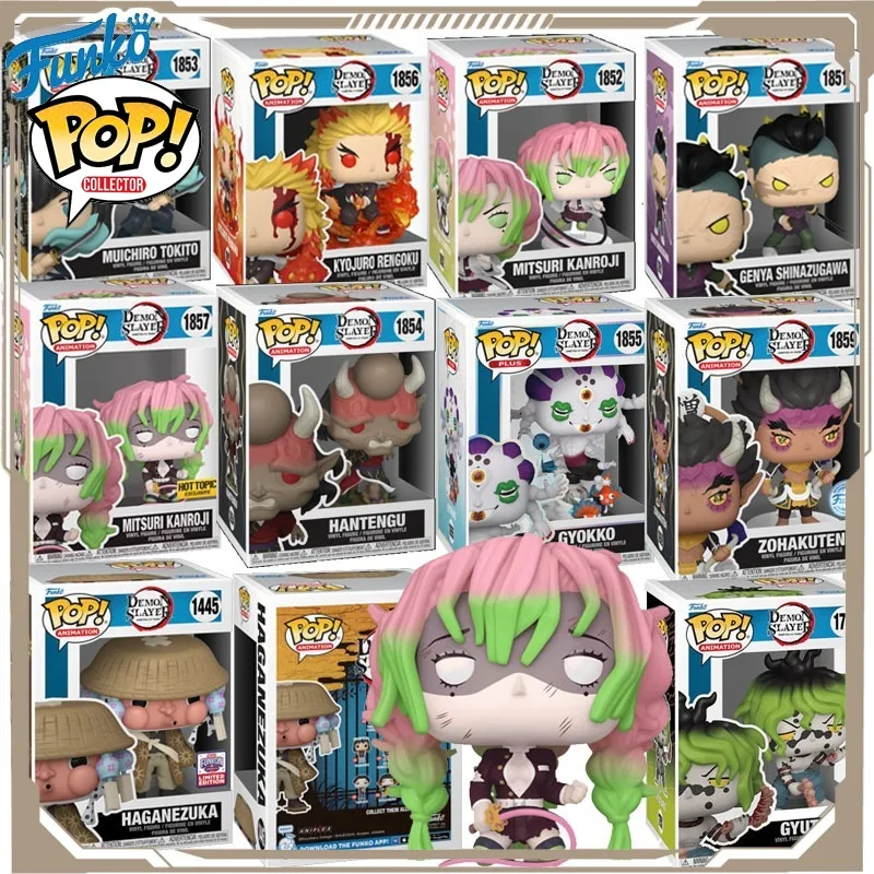 

Funko POP Original Demon Slayer Anime Figure Rengoku Kyoujurou Kanroji Mitsuri Action Figure Toys for Boys Girls Kids Gift