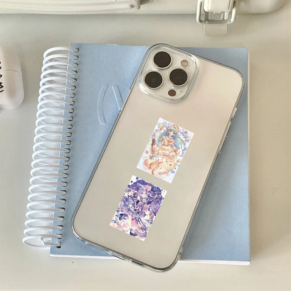 10/30/50pcs อะนิเมะสาวหวาน MINI โปสเตอร์สติกเกอร์การ์ตูนน่ารัก ACGN Lolita ความงาม Decals สติกเกอร์สําหรับกระเป๋าเดินทางโทรศัพท์โน้ตบุ๊ค