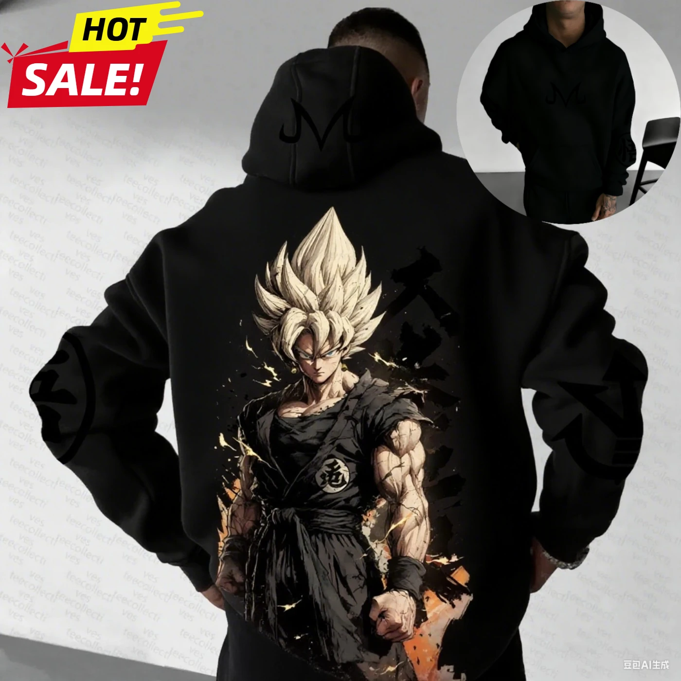 

Son Goku Saiyan Dragon Ball Harajuku 2026 New Winter Men's Hoodie Street Retro Oversized Women's Long Sleeve Unisex Top Y2k