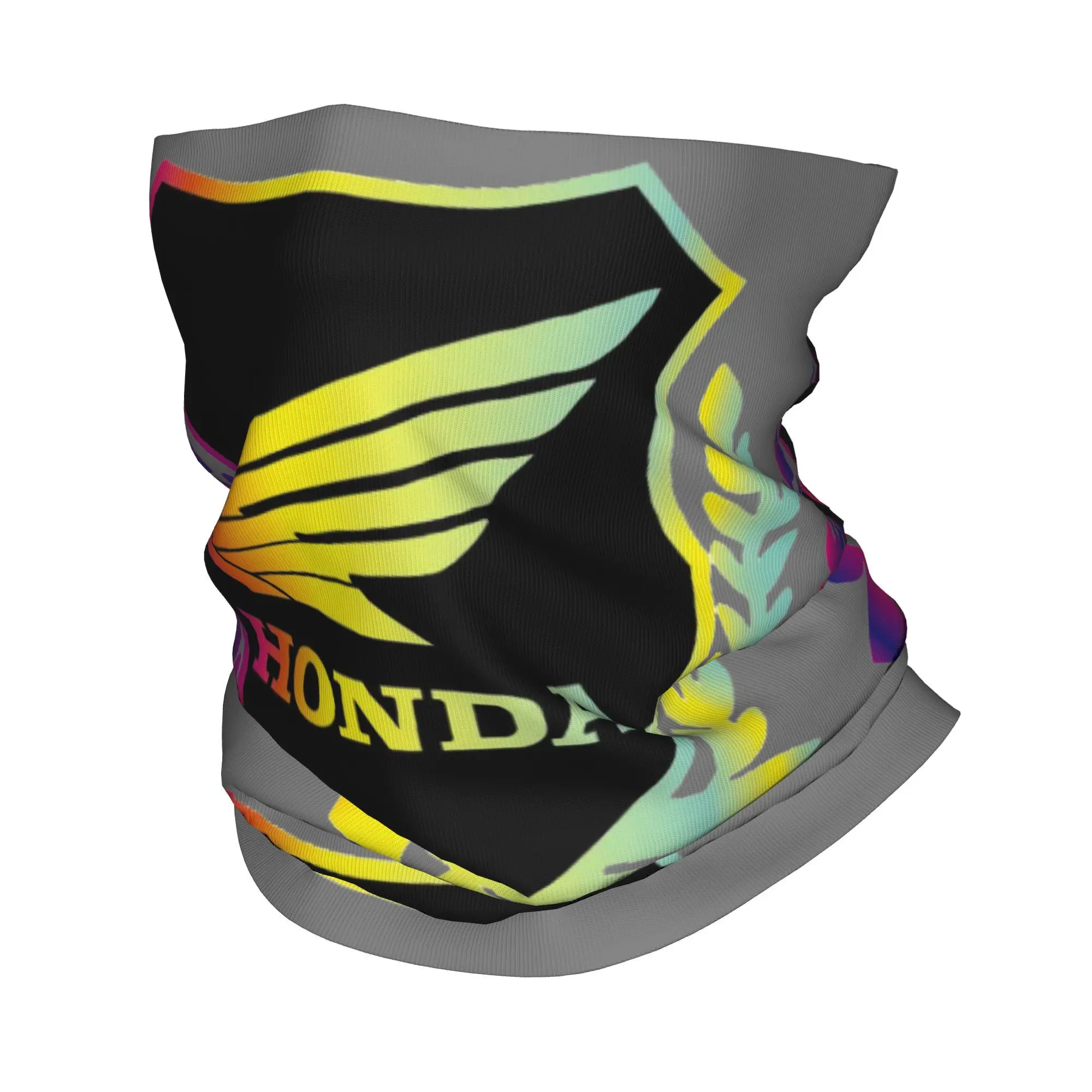 Custom H-Hondaes Bandana Neck Warmer Men Women Winter Ski Tube Scarf Gaiter Motorcycle Face Cover